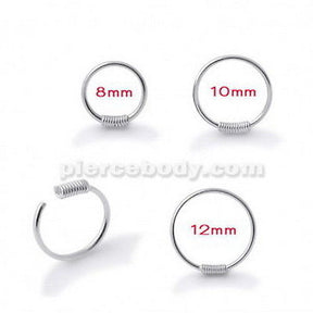 3pc. 925 Silver Hoop Nose Ring Body Jewelry Free Shipping
