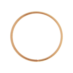 9K Gold 10 mm Seamless Continuous Nose Hoop Ring in Box