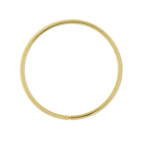 9K Gold 10 mm Seamless Continuous Nose Hoop Ring in Box