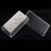 9K Gold Open Hoop Nose Rings in a Box