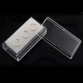 9K Gold Open Hoop Nose Rings in a Box