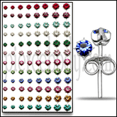 3-6MM Star Set Birthstone Earring Tray