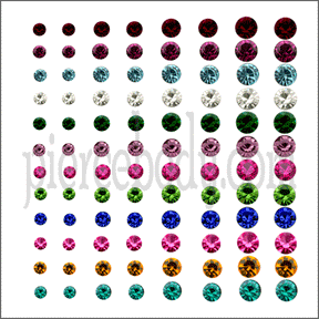 3-6MM Round Gem Birthstone Earring Tray