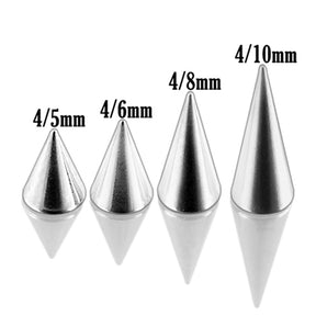 316L Surgical steel 14G Threaded Long Cone Accessories