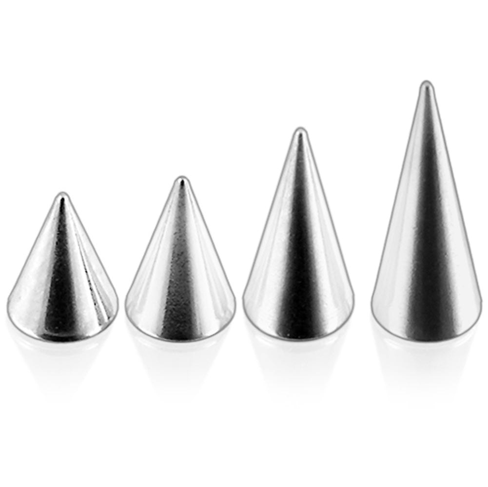 316L Surgical steel 14G Threaded Long Cone Accessories