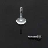Bioflex Madonna Labret and Push Fit Insert with 16G Threaded top