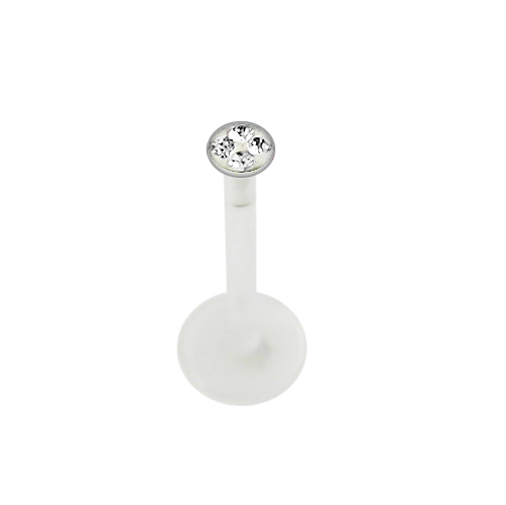 Bio Madonna Labret with jewelled push-fit Top
