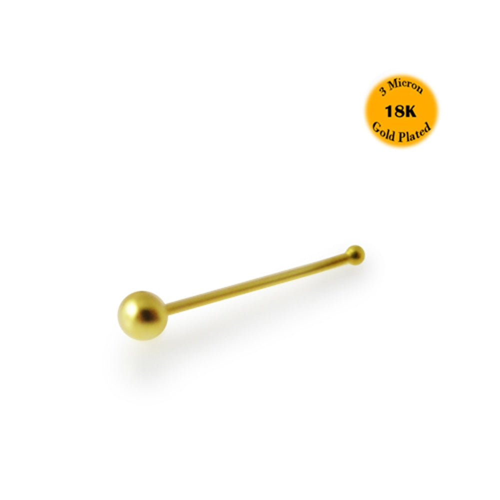 Plain Ball Ball End Nose Pin