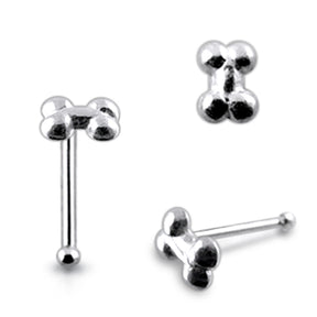 Plain Bone Ball End Nose Pin