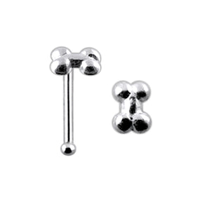 Plain Bone Ball End Nose Pin