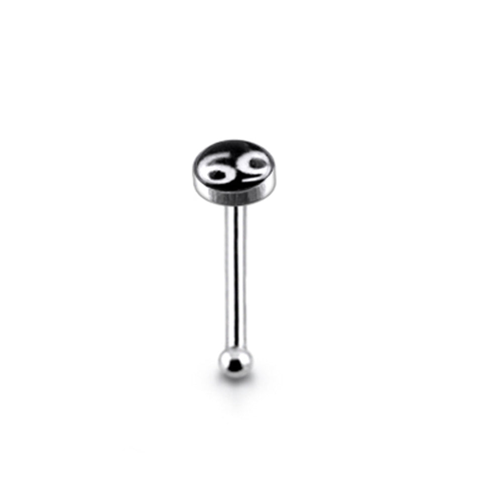 3mm Number Sixty Nine Ball End Logo Nose Pin