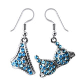 Multi Crystal Dangling BIKINI Earring