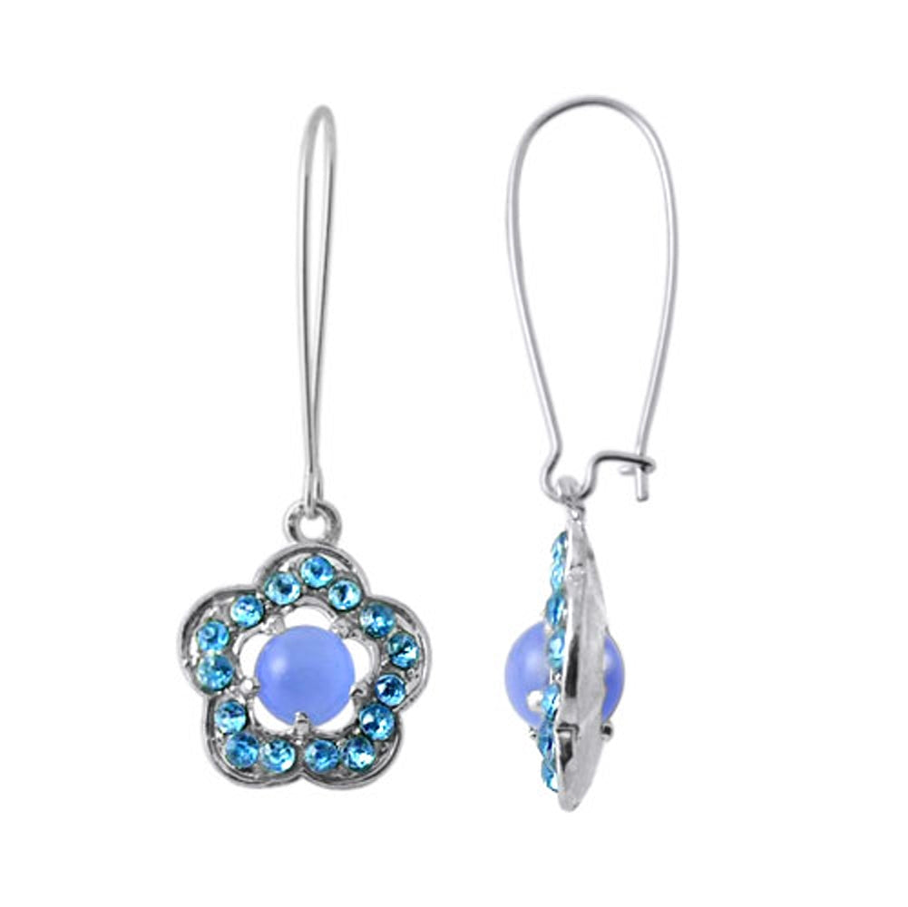 Multi Crystal Stone Costume Earring