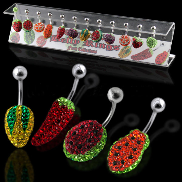Fruit Collections of Ferido Navel Bars in a Display