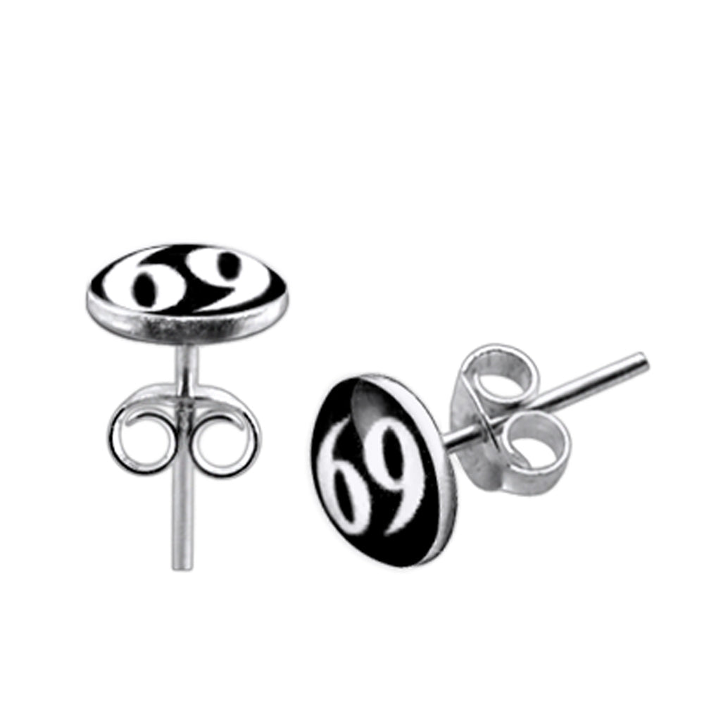 Logo Silver Earring