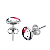 Hello Kitty Logo Silver Earring