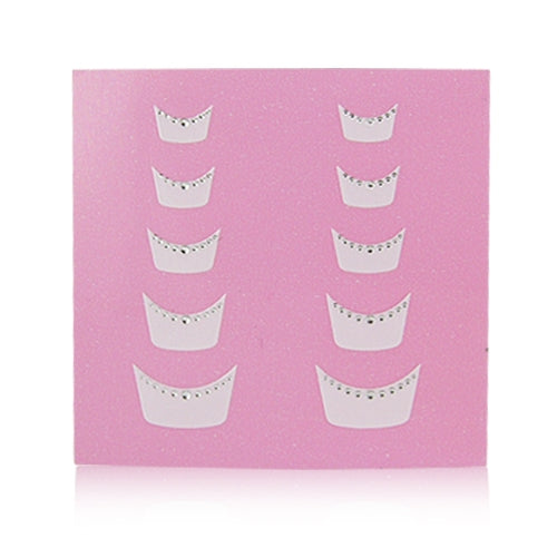 9 Jeweled French Nail Sticker