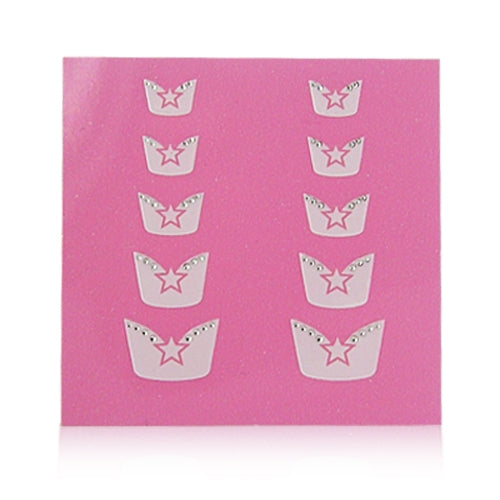 Star with Jewels  French Nail Sticker