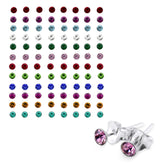 2MM Round Birthstone Earring Tray