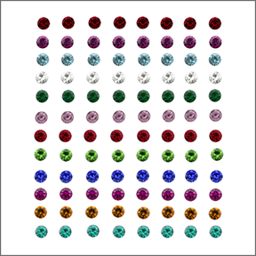 2MM Round Birthstone Earring Tray