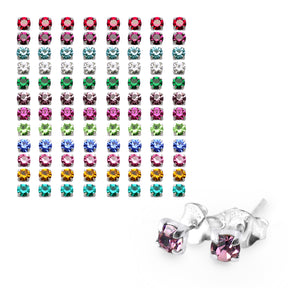 4MM Claw Set Birthstone Earring