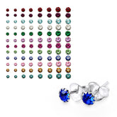 3-6MM Flower Birthstone Earring Tray