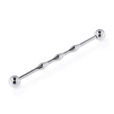 316L Surgical Steel Tri Bumper Center Ear Industrial Piercing