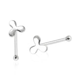 925 Sterling Silver Pinwheel Nose Stud