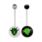 Bio flex with marijuana logo with black & white base