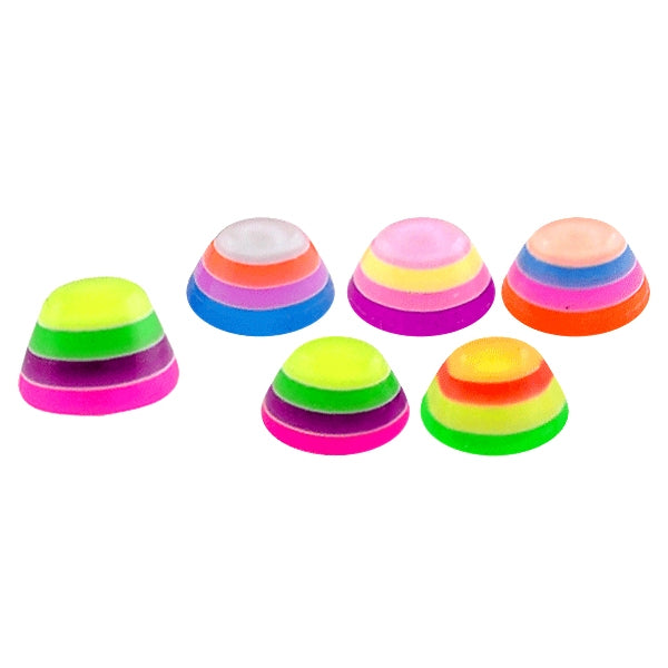 UV Pink Multi Layered Cones Body Jewelry