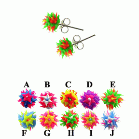 Flower Bunch Silicone Ear Stud