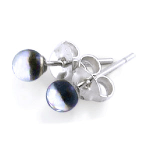 Hologram Ball Silver Earring