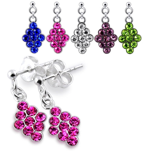 Jeweled Dangling Earring