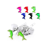 Dolphin Silver Earring