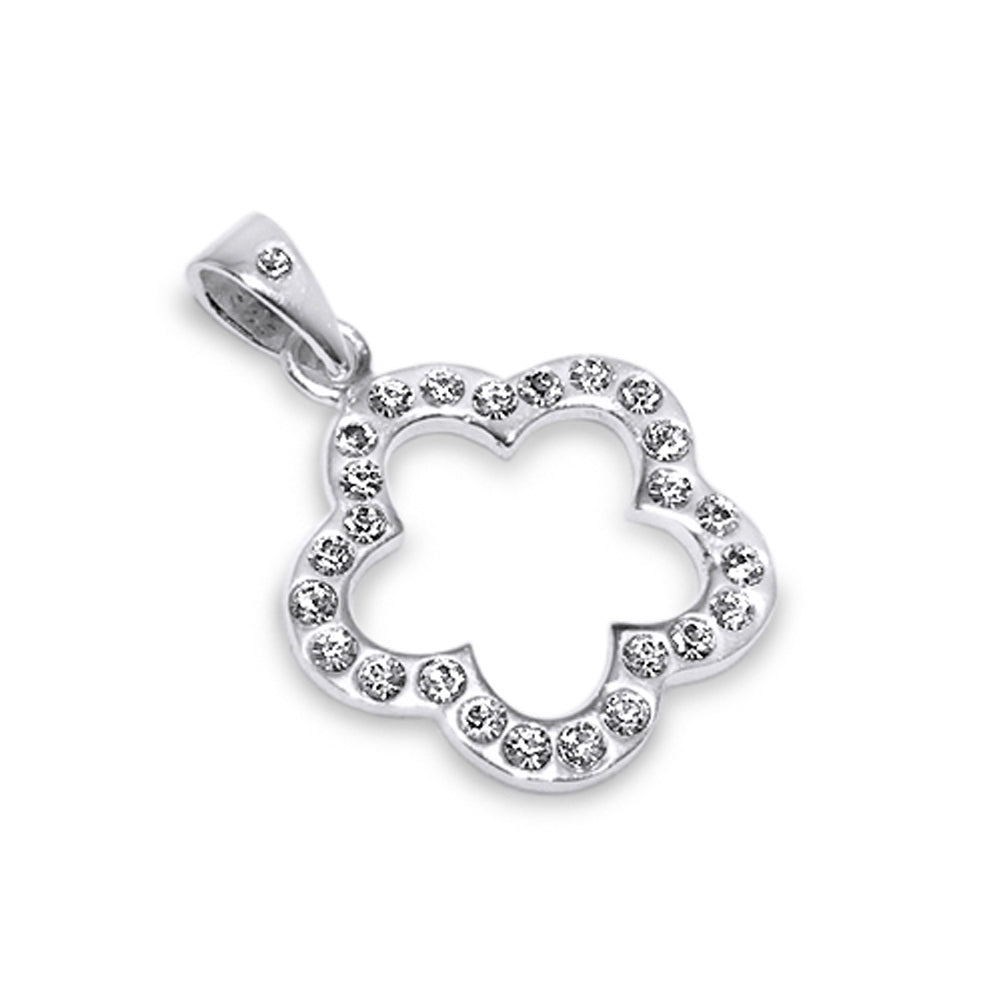 925 Sterling Silver Jeweled Pendant