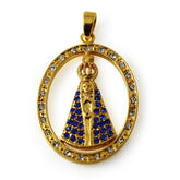 Gold Platted Virgin Mary Pendant