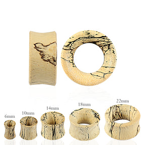 Double Flared Organic Tamarind Wood Tunnel Ear Plug Gauges