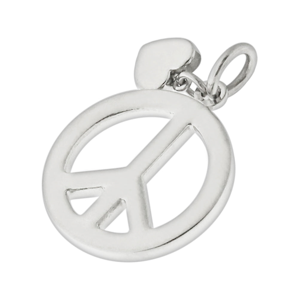 Peace Sign Stainless Steel Casting Pendant