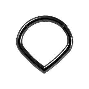 Triangle Septum Ring V Shape Classic Hinged Segment Ring