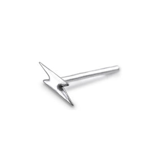 Plain Zig Zag Straight Nose Pin