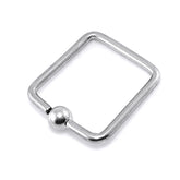 Surgical Steel Square Closure Ring