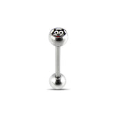 SMILEY Kitty Logo Tongue Ring