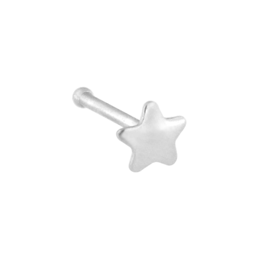 316L SS Plain Star Nose Pin