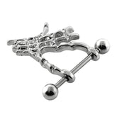 Skeleton Hand Nipple Piercing Jewelry