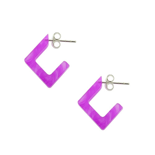 Amethyst UV Ear Hoop