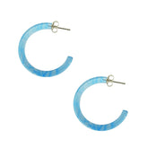 Aqua UV Circle Ear Hoop