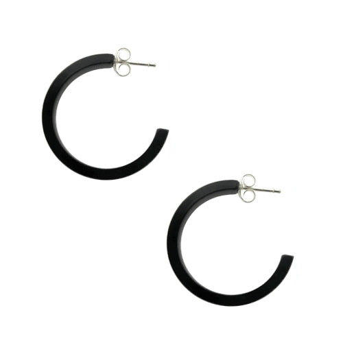 Black UV Circle Ear Hoop