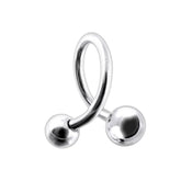 316L Surgical Steel Twisted-Spiral Barbell TWIS047