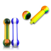 Mix Color Heavy Gauge UV Acrylic Stright Barbells