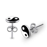 Yin Yang 925 Sterling Silver Stud Earring